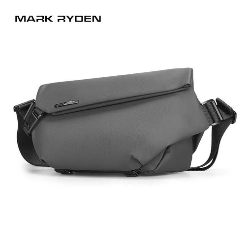 MARK RYDEN Waterproof Crossbody Shoulder Messenger Men Travel Chest Sling Bag - Picture 3 of 13