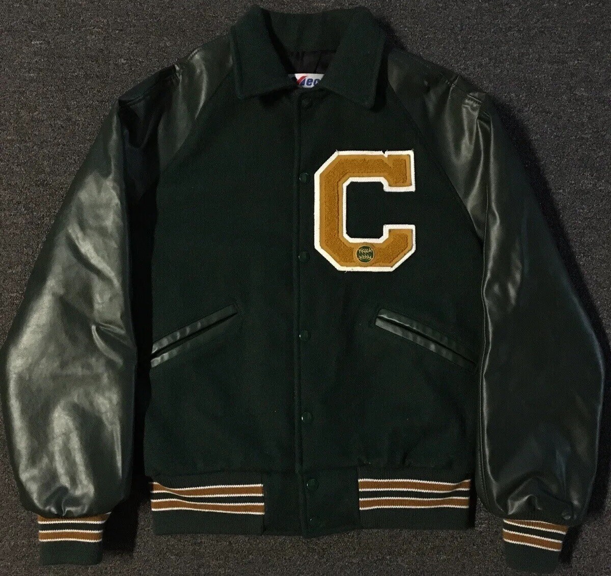 Vtg 90s Varsity Letterman Jacket S USA School Track Football Vtg 90s Varsity Letterman Jacket S USA School Track Football