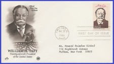 USA3 #2218h ADDR PCS ARTCRAFT FDC   27th William H. Taft