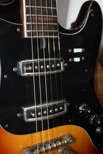 Guitarra eléctrica vintage años 70 TEISCO SAMICK Star 2T E hecha en Japón blues rock - Imagen 10 de 19