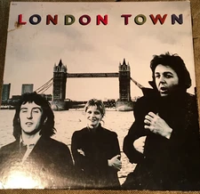 WINGS London Town Vinyl LP PAUL MCCARTNEY Capitol Records SW-11777 -G+