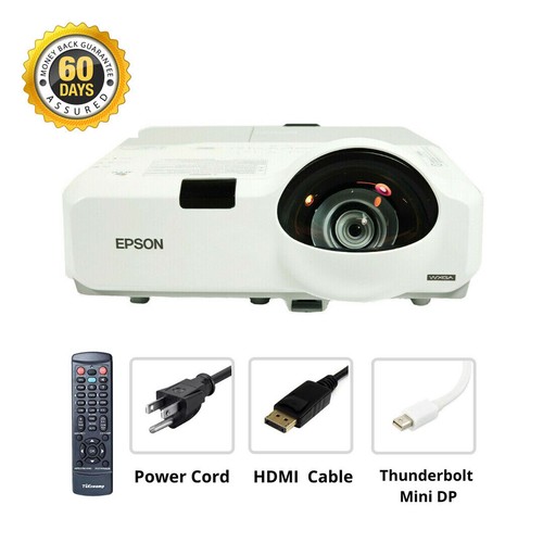 Thunderbolt Mini Dp Paquet - Epson PowerLite 435W 3LCD Projecteur Conference