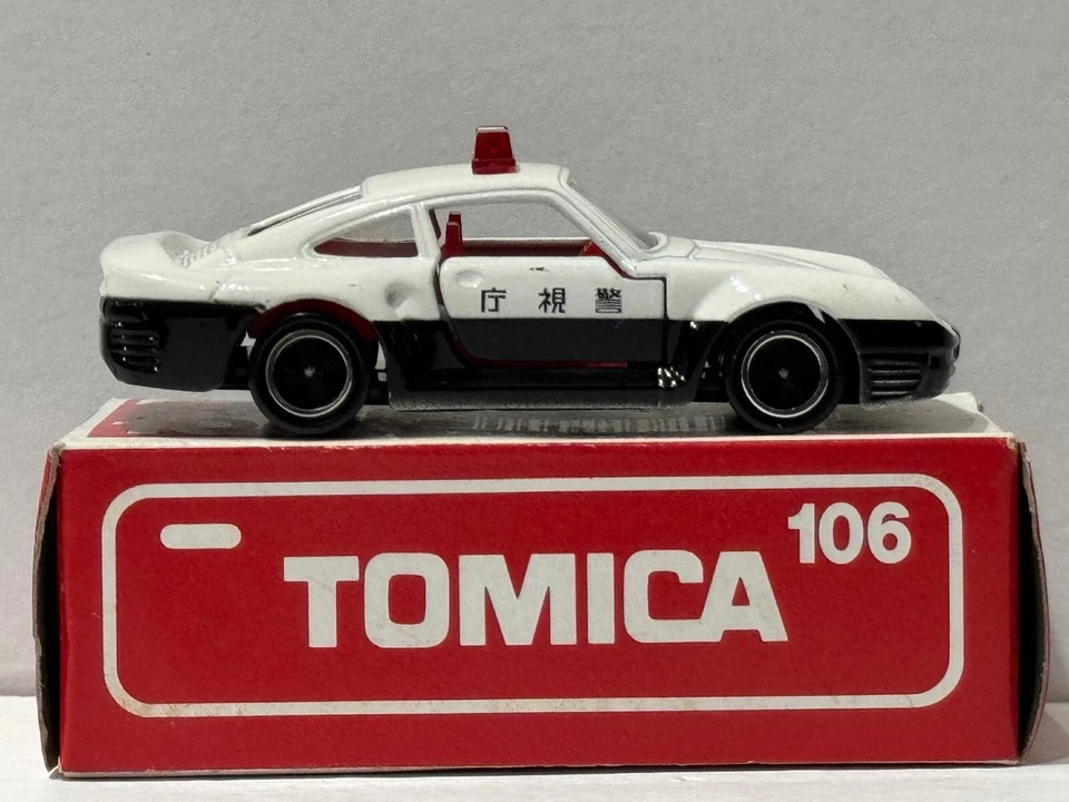 Caja Roja Japón Tomica Porsche 959 Patrulla Nº 106 Hecho en Japón Como Nuevo con Caja Foto 4 de 4
