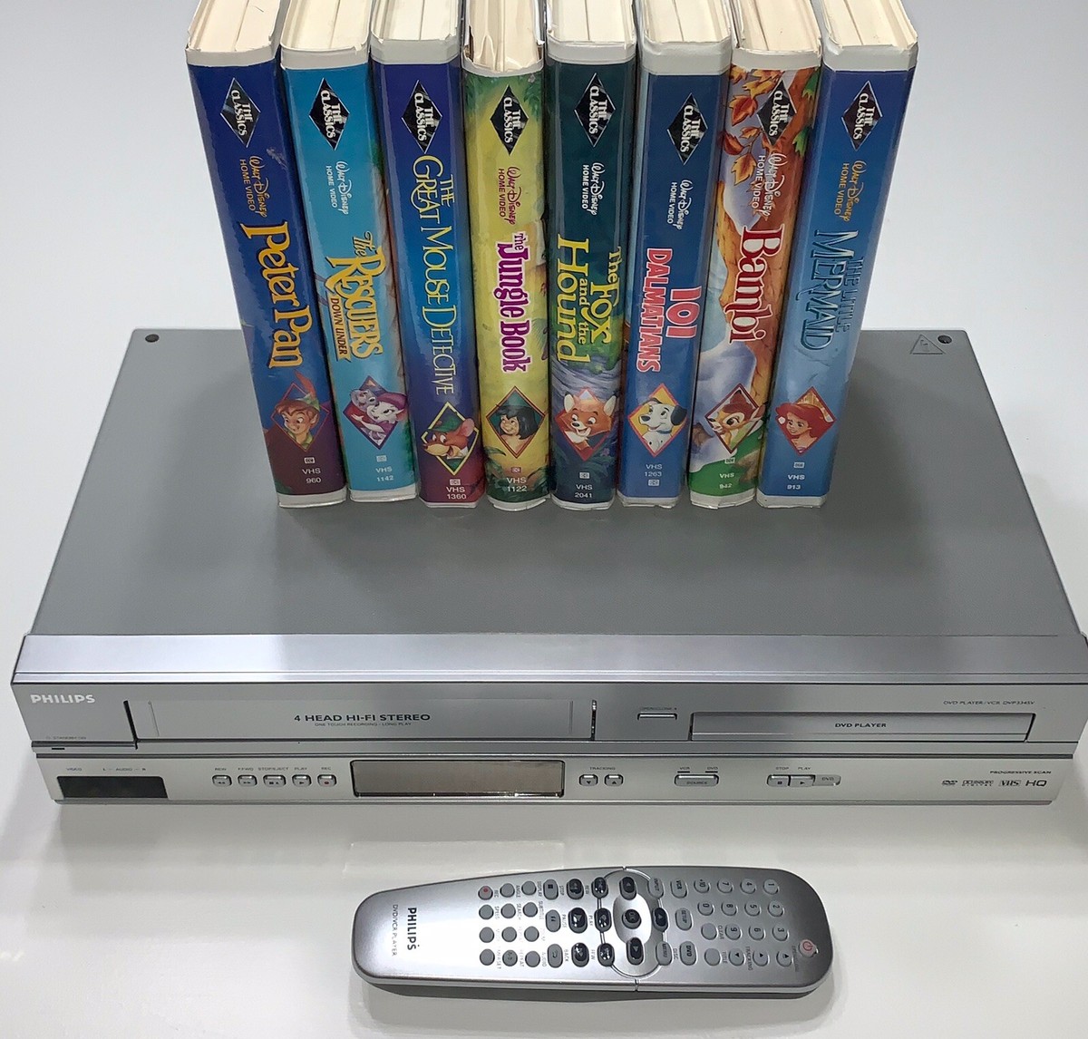 Philips DVP3345V/17 DVD VHS Recorder VCR Combo Player OEM Remote +
