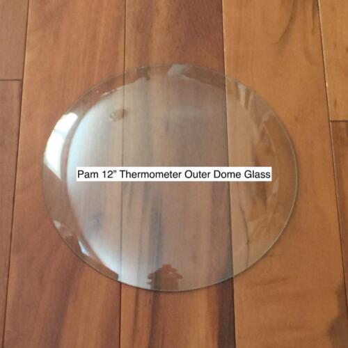 Pam Thermometer 12" Round Clear Glass Replacement Dome - Picture 1 of 1