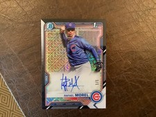 2021 Bowman Chrome RAFAEL MOREL BLACK MOJO AUTO 1/1 CUBS