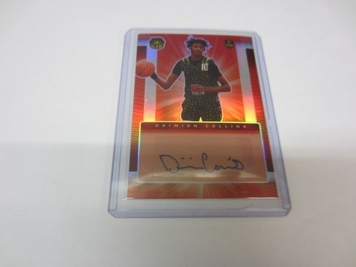 Super Glow DAMION COLLINS 05/50 rojo refractor automático primera vez - Imagen 1 de 5
