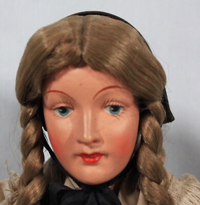 RARE! ANTIQUE GERMAN FRAU TEA COZY / COSY DOLL BY RUDOPH LESCHHORN