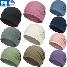 Winter Fleece Hat Windproof Cold Weather Ski Skull Cap Sports Riding Beanie Hat
