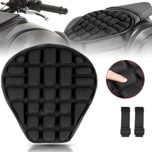 Motorcycle Seat Cushion Comfort Gel Seat Cover Pressure Relief Air Universal Pad - Picture 3 of 11