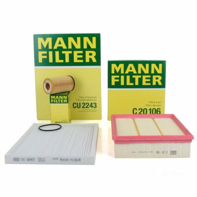 MANN Filterset für OPEL CORSA D 1.0 1.2/LPG 1.4/LPG + CORSA E 1.2 1.4/LPG