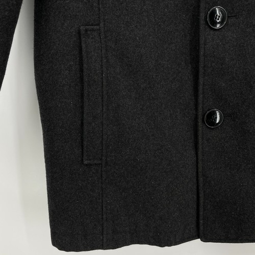 GUESS Men's Dark Gray Wool Blend Jacket Coat Size M - Picture 3 of 11