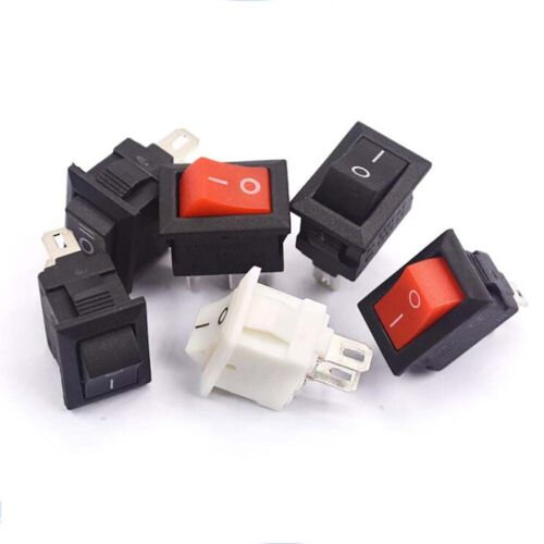 2/3 Pin SPST Small Rectangular Rocker Switch ON-OFF Boat Rocker Switch 10x15mm - Picture 3 of 16