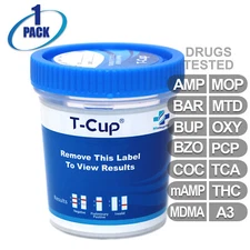 Mintegrity [1pk] 13-Panel T-Cup Urine Drug Test  #MI-TDOA-2135A3