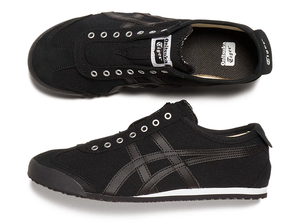 Onitsuka Tiger MEXICO 66 SLIP-ON 1183A360 002 BLACK BLACK | eBay