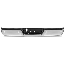 Fits For 2009-2018 Dodge Ram1500 10-12 Ram 2500 3500 Chrome Steel Rear Bumper