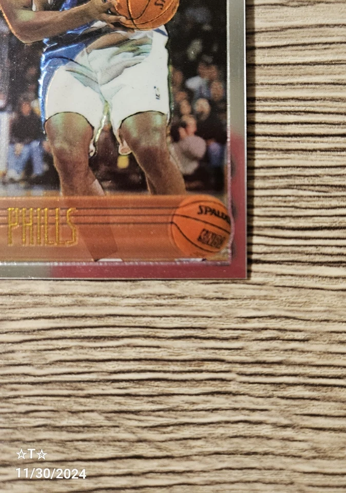 1996-97 Bobby Phills #68 Topps Chrome Cleveland Cavaliers NBA Trading Card Foto 4 de 4
