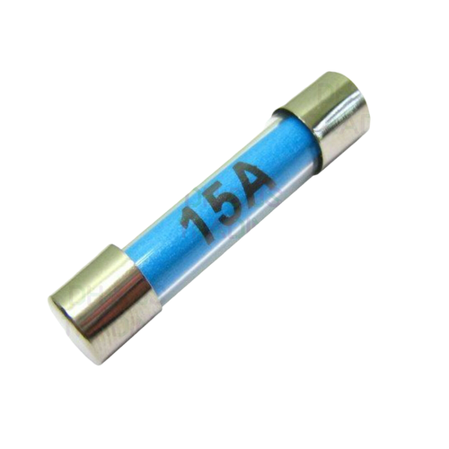 10x 15A 30mm Glass Fuses – Fast Acting Quick Blow Fuses, 15 Amp For Auto Electrical Use – DH & JS