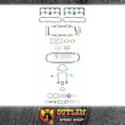 FELPRO ENGINE FULL GASKET SET FITS SMALL BLOCK CHRYSLER 273 318 - FEFS8553PT-9