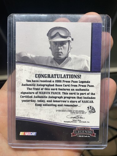 2006 Marvin Panch Press Pass Authentic Autograph 188/250 - Picture 2 of 2