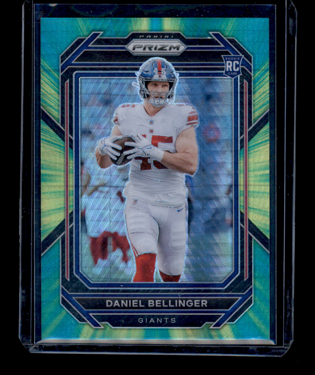 2022 Panini Prizm #364 Daniel Bellinger Hyper Rookie 58/175 New York Giants