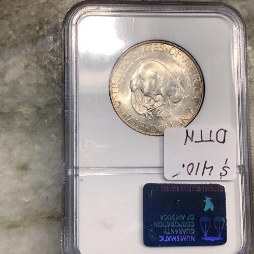 1936 Albany Commemorative Silver Half Dollar MS66 - Picture 2 of 2