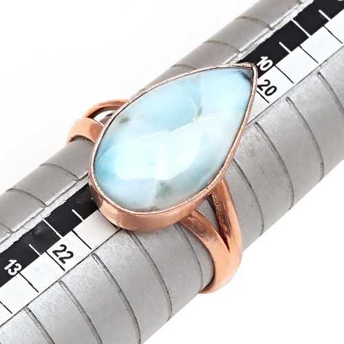 Larimar Gemstone Handmade Silver Jewelry "11"
