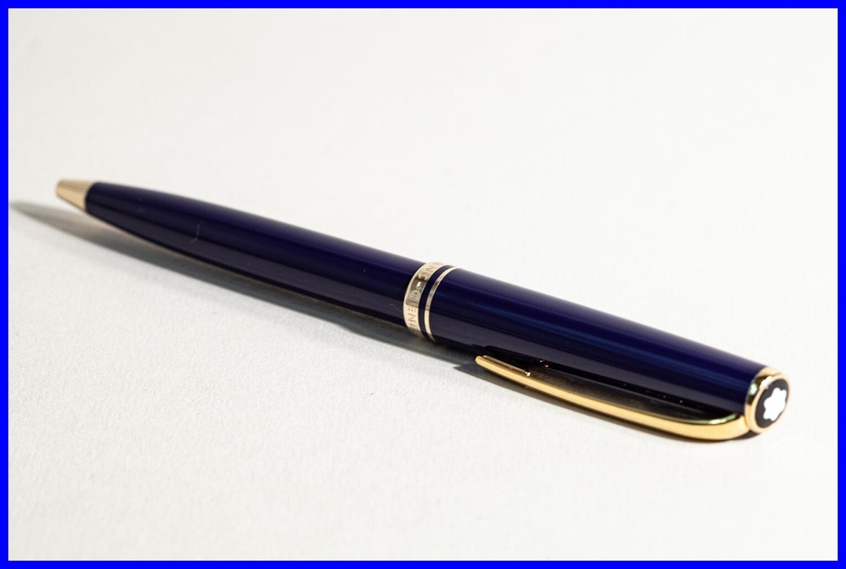 1990 MONTBLANC GENERATION ballpoint PEN in beautiful dark BLUE