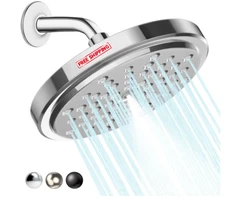 High Flow Shower Head - High Pressure Rain - 7 Inch Rainfall Spray Showerhead