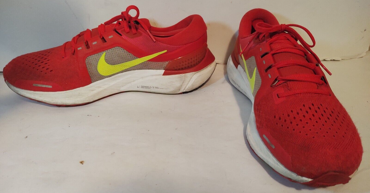 Nike Air Zoom Vomero 16 Shoes Men’s Size 10 Siren Red Volt Athletic Running Shoe Size 11 - Nike Air Zoom Vomero 16 Siren Red Volt for sale  main image 3