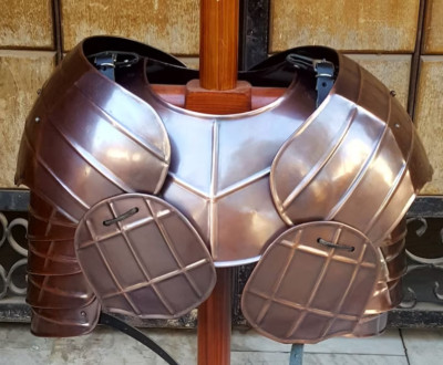 Medieval Antique shoulder Armor Pauldrons Pair Larp steel Armor Shoulder