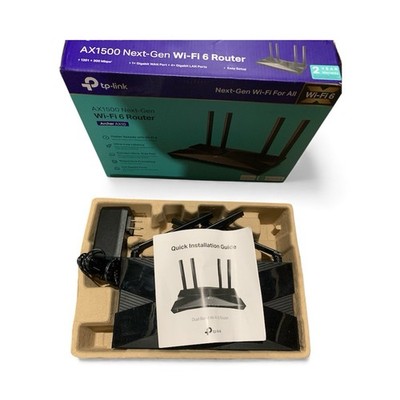 TP-Link Archer AX1500 WiFi 6 Router AX1500 | Dual-Band Gigabit | Tested Working
