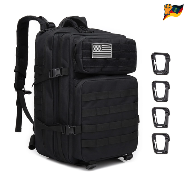 Taktischer Rucksack 45L Molle Rucksack Trekking Outdoor Wandern Camping Jagd Re-image