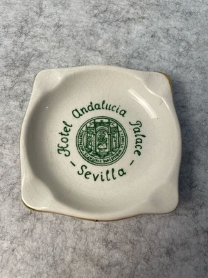 Vintage La Cartuja de Sevilla Pickman Hotel Andalucia Palace Ashtray