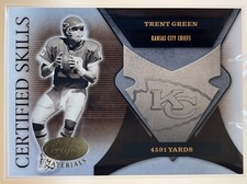 2005 Donruss Certified Skills Trent Green #CS-2 /750 Chiefs