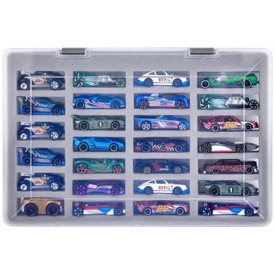FULLCASE Display Case for Hot Wheels Cars, Toy Organizer Large, Assorted 