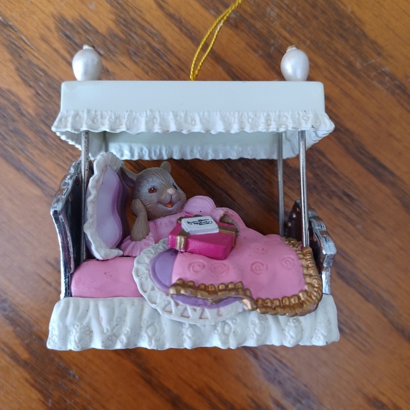 1995 Enesco Treasury of Christmas Ornaments Miss Merry's Secret 7th Orig Box