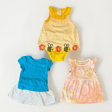 Baby Girl Clothes Lot 6/9 Months Summer Outfits Dresses Skirt Romper Bundle Lot