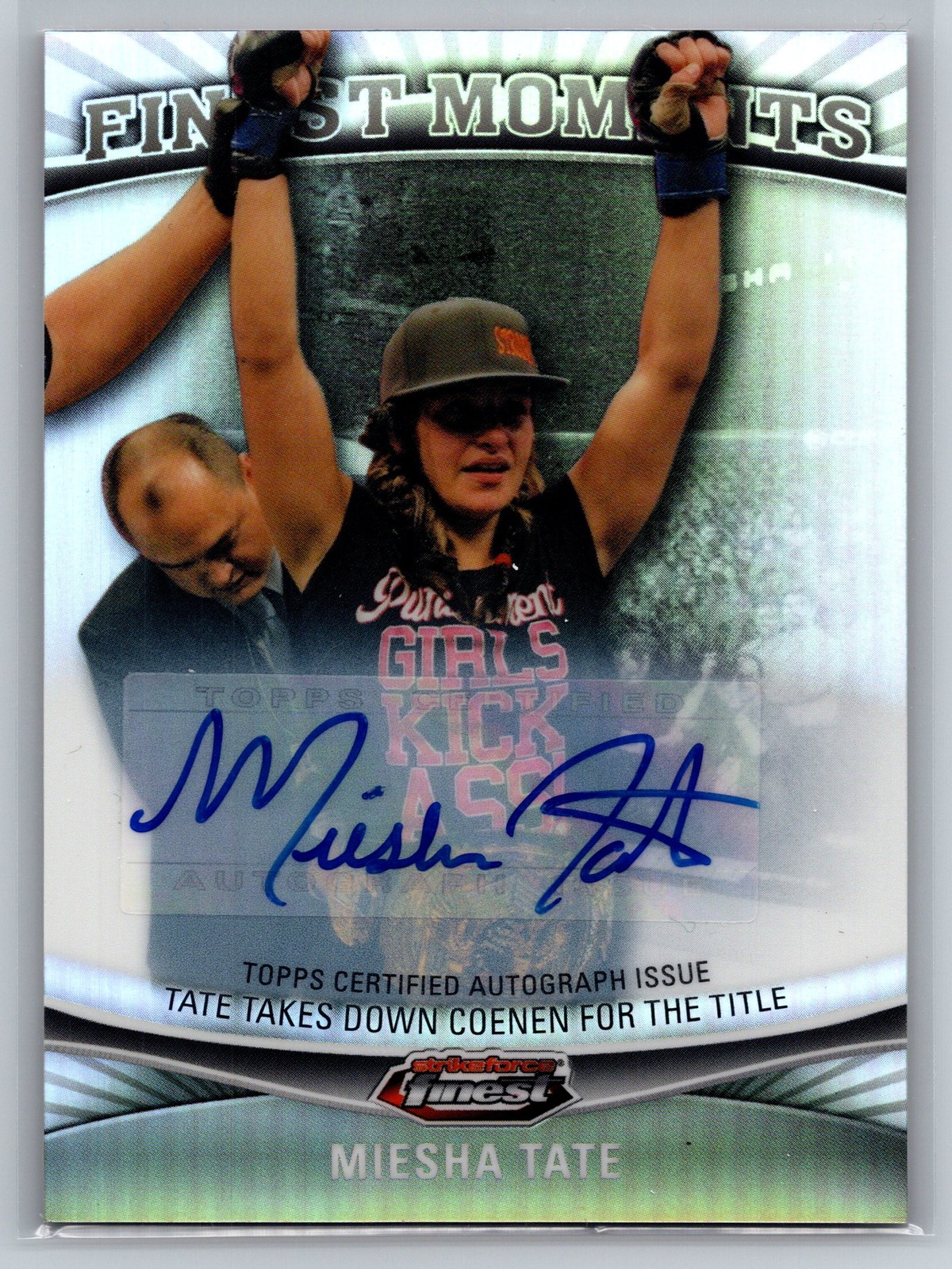 2012 Finest UFC #FM-MT Miesha Tate Finest Moments Auto
