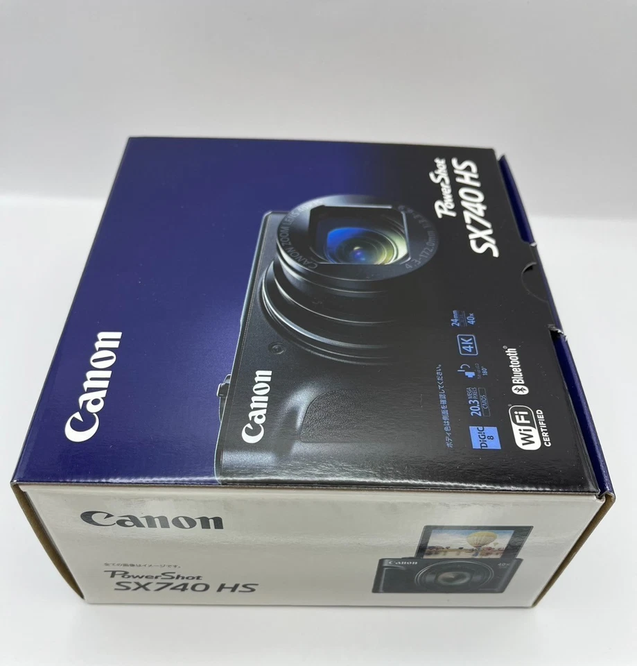 【New】Canon PowerShot SX740 HS 20.3MP 4K Digital Camera 40x Optical Zoom Black - Image 3 of 4