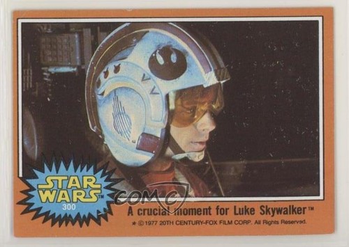 1977 Topps Star Wars #300 A critical moment for Luke Skywalker — Raw