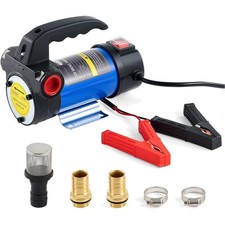 Diesel Transfer Pump, 12V Fuel Transfer Pump, 12 gpm Portable Electric Fuel P...