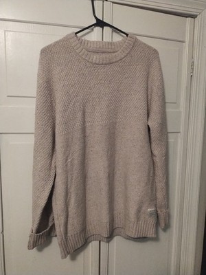 Quicksilver 2000s Cotton Blend - Beige sweater - Radical Times In Paradise 