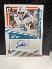 2025 Donruss Jaylen Wright Auto #SM-JWT Dolphins
