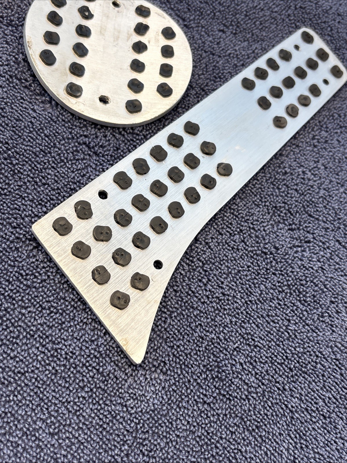 2008 Smart Fortwo Convertible Brabus Pedal Inlay Used Set ( NO SCREWS )
