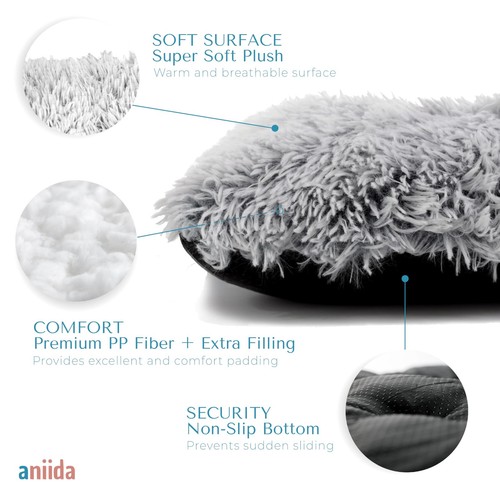 - Washable Dog Cat Bed, Washable Pet Bed, Cat Beds for Indoor Cats, Dog Bed M... - Picture 6 of 9