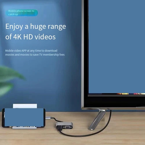 Portable VGA Adapter 1080P High Definition To HDMI-compatible Displays