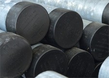 Abschlusskappe f&uuml;r Rohrpfosten- 60 mm