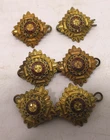 6X WW2 Period Enameled British Army Officer's Rank Stars / Pips