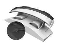 Heck Spoiler Dach Flügel Tuning Wing für Porsche 911/991 (991.2) GT3 HF777-L